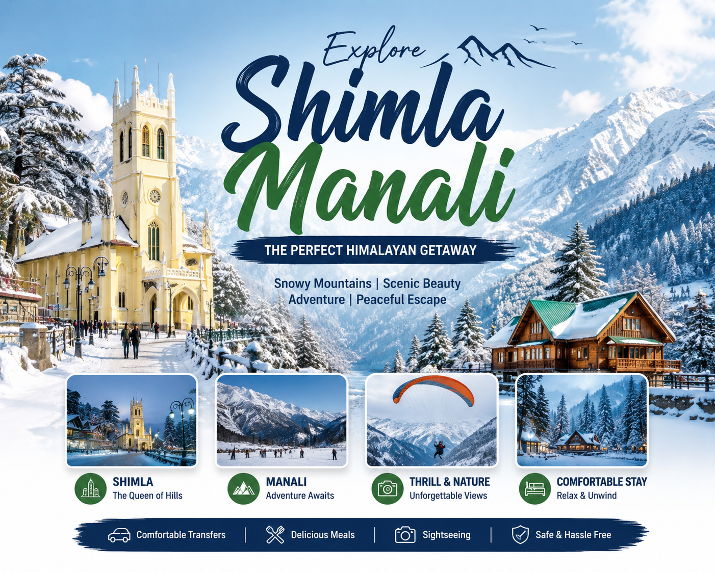 6 Day Private tour in Shimla & Manali