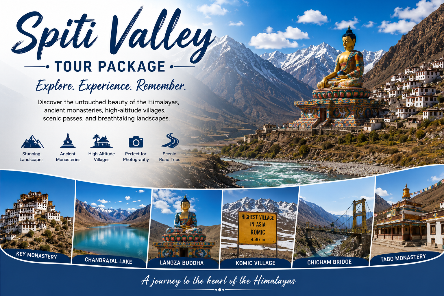 Mountain Majesty: Peaks, Valleys, and Scenic Views 9 Days in Spiti Valley